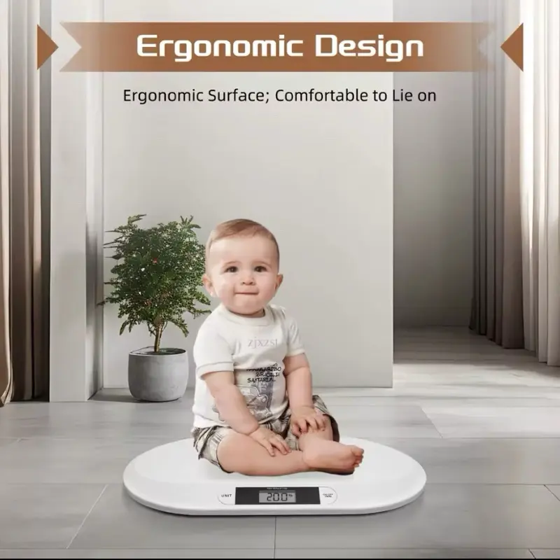 Smart Baby & Pet Scale 44LBS | Digital LCD Weight Tracker for Newborns, Infants & Small Pets (20KG Max) 3