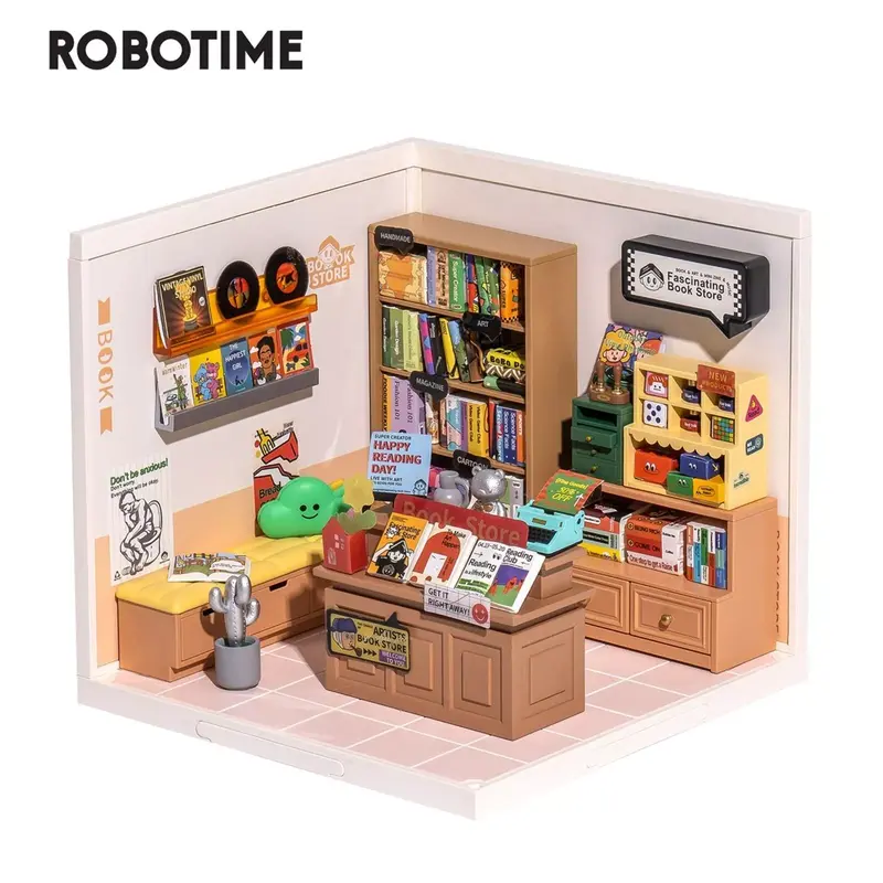Rolife Minature Dollhouse Super Store Series 3D DIY Plastic House 1:24 for Gifts 1