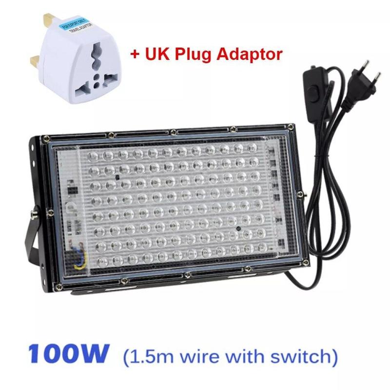 100W LED UV Stage Blacklight Ultraviolet Flood Effect Light for Disco Party 3