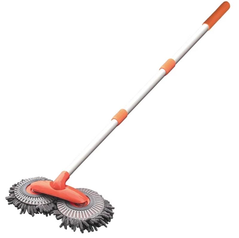Taylor & Brown Car Wash Brush, Rotating Car Cleaning Brush, Telescopic Car Washing Brush Long Handle, Double-Head Mop on a Stick, Microfiber Washing Cleaning Mop for Windscreen, Glass & Caravan 1