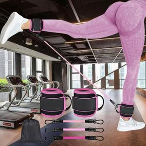 Resistance Band Set, 5 Counts/set Multifunctional Exercise Band for Leg & Hip Training, Hip Training