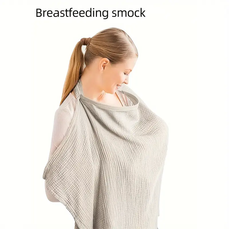 Breastfeeding Cover - Adjustable Lightweight Breathable Nursing Shawl with Wide Strap, Soft Durable Fabric for Discreet Feeding Outside Home, Anti-Slip Design & Modest Coverage, Comfortable Feeding Attire | Comfortable Wear 1