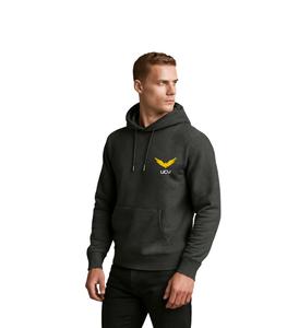 UCV Men's Premium Cotton Hoodie - 100% Soft & Comfy Pullover for Casual Streetwear - High-Quality Breathable Material - Minimalist Design for Everyday Wear - Autumn Essential