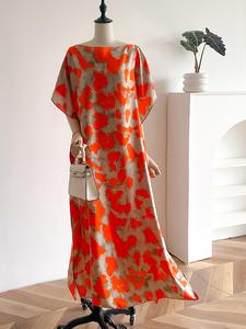 Women's Ditsy Floral Print Long Sleeve Cape, Casual Boho Long Robe Shawl for Beach Holiday Vacation, Ladies Clothes for All Seasons