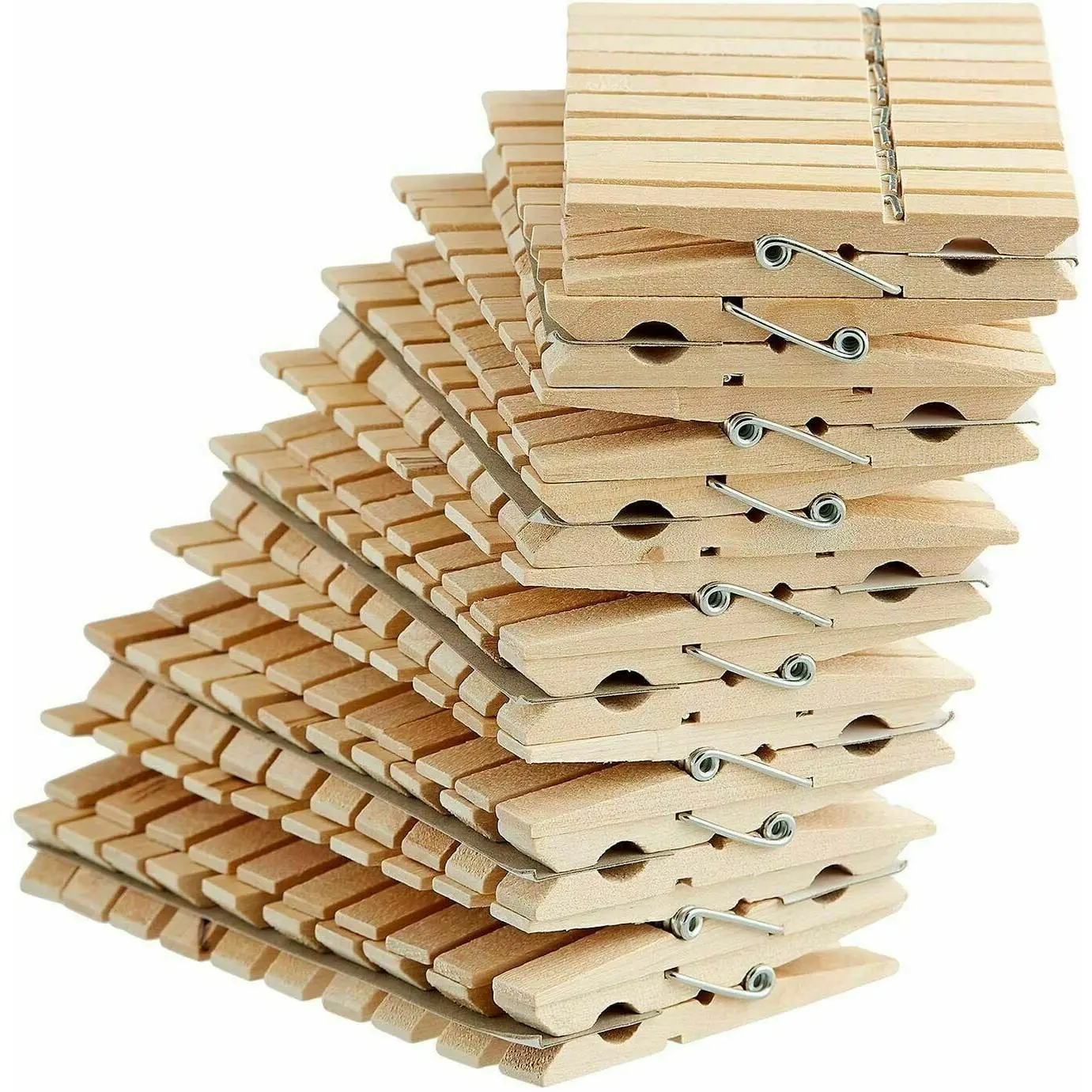 Super Strong Wooden Clothes Pegs Washing Line Laundry Clip Grip Pine Garden UK