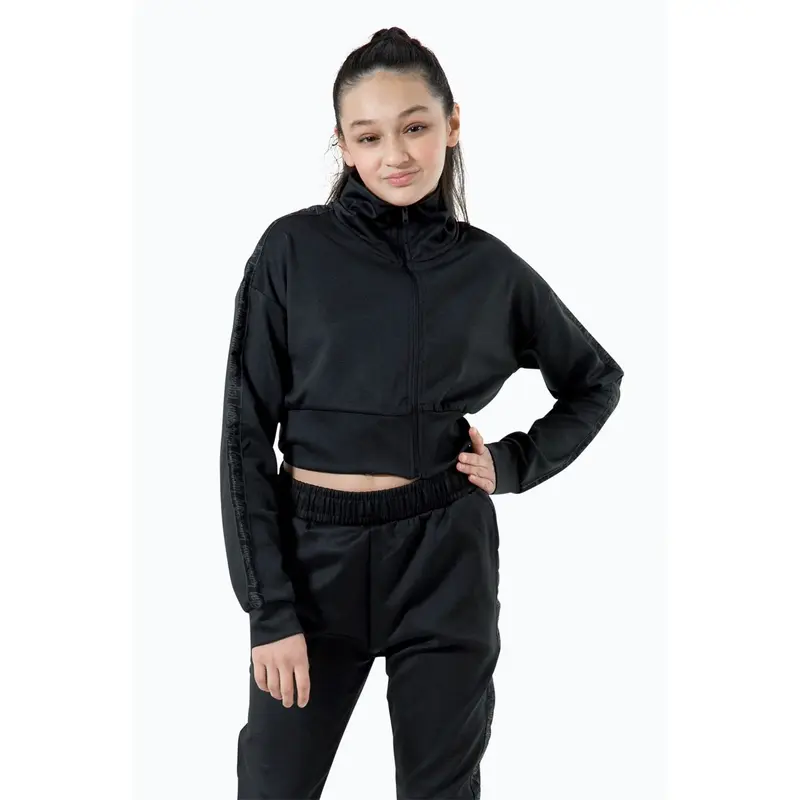 Hype Kids Sc Crp Track Jacket Outerwear Baby Cropped Hoodie Hooded Sweatshirt 0