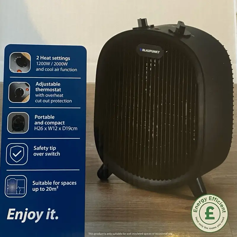 Blaupunkt Fan Heater - Perfect for Winter Warmer 0
