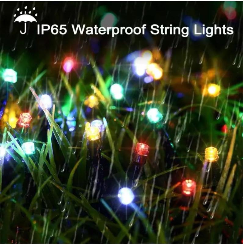 Product Introduction of 50/100/200/500 LED Solar Power Fairy Garden Lights String Outdoor Xmas Tree Lamp 2