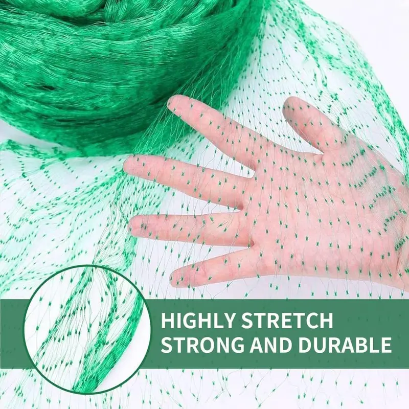 Garden Netting, Plant, Veg, Fruit and Ponds Protection, Cat and Bird Proof Garden Net, Versatile Fine Mesh Garden Netting, Garden Fence Netting, Garden Accessories - (1, 2X10) 1