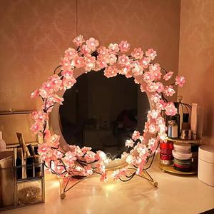 Cherry Blossom Shaped LED String Light, 1 Count Multipurpose Creative DIY 144 LED Cherry Blossom String Light, Back to School Supplies, Universal Decorative Light For Home Party Wedding, Christmas Lights, LED Lights