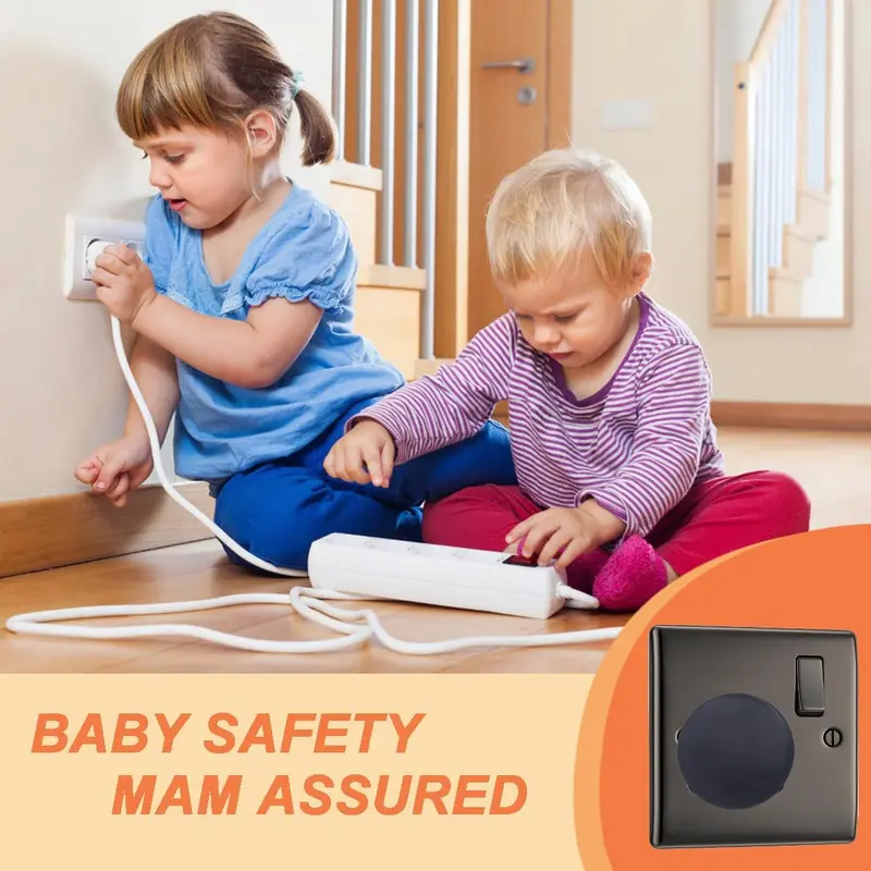 Child Safety Plug Covers for Electrical Outlets - Pack of 10 8
