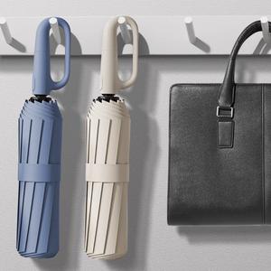 Umbrella with Carabiner Handle Windproof Umbrellas For Rain and Sun