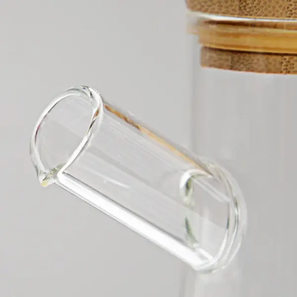 Eco-Friendly Glass Oil Bottle with Handle - Durable Kitchen Container 500/800ml 3