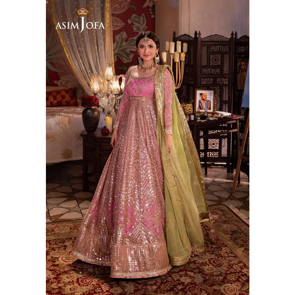 AJCR-04 EMBROIDERED CHIFFON 3 PCS