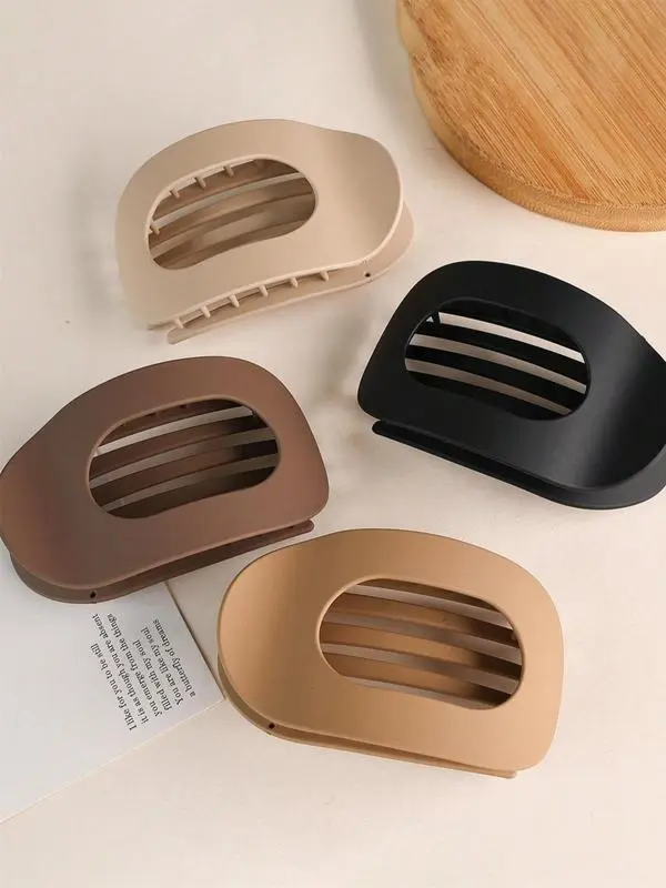 Solid Color Hair Clip, Fits Hairstyles for School, Casual Versatile Hair Accessories for Women, Minimalist Headwear Suitable for Thick Hair, Fashion Hair Accessories for Party, Daily Clothing Decor