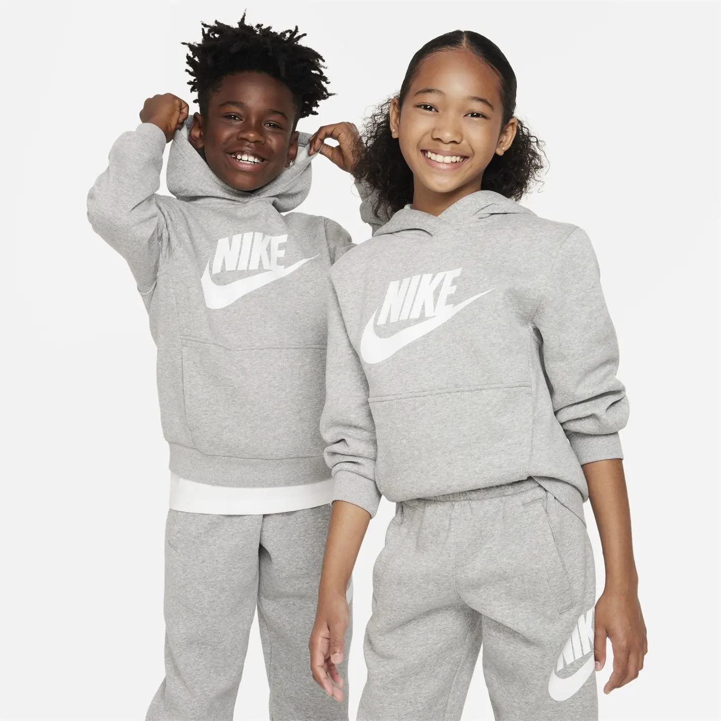 Nike Kids Sportswear Club Fleece Big Hoodie Hooded Sweatshirt Top Oth