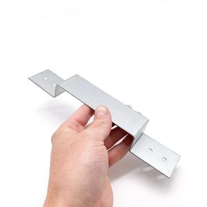 Fence Panel Security Bracket Post Anti Rattle Theft Galvanised suit 4x4" Pack 10