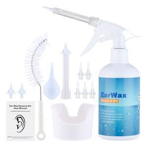 Handheld Ear Cleaner Kit, Safe Ear Cleaning Set for Adults and Kids, Easy-To-Use Earwax Removal Device, Ear Care Tool Set