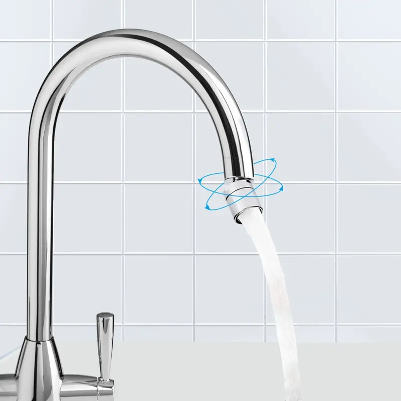 Kitchen Tap Head Water Saving Faucet Extender Sprayer Sink Spray Aerator Set 4