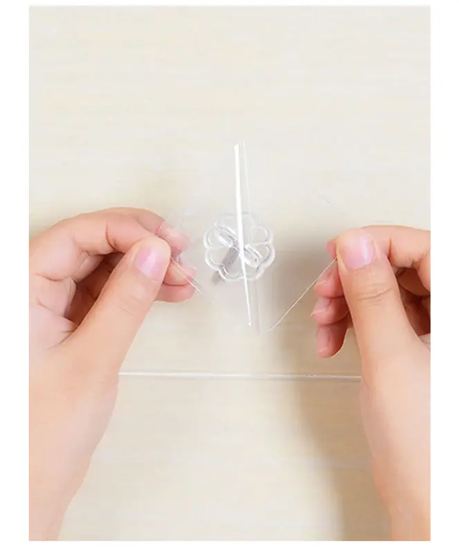 Translucent Strong Adhesive Hook, No Drilling Needed For Clothes, Utensils, Kitchen And Bathroom, 5-10-20-30-50pcs Pack 5