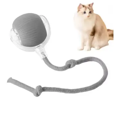 Smart Electric Rolling Cat Toy Ball – Interactive Self-Moving Training Ball for Kittens & Cats with Automatic Motion Sensor, LED Lights, USB Rechargeable – Indoor Exercise & Play Toy for Bored Cats 6