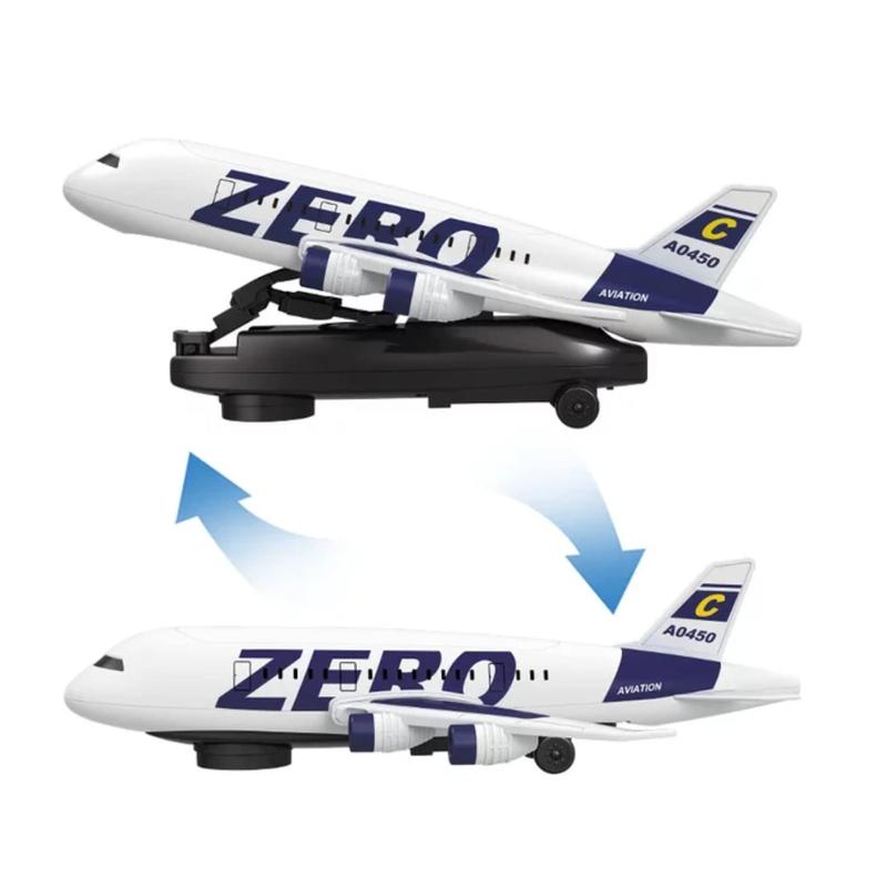 Kids Large Plane A380 Air-Bus Toy Bump & Go Aircraft for boys and girls Kids LED Lights Music Toy 5