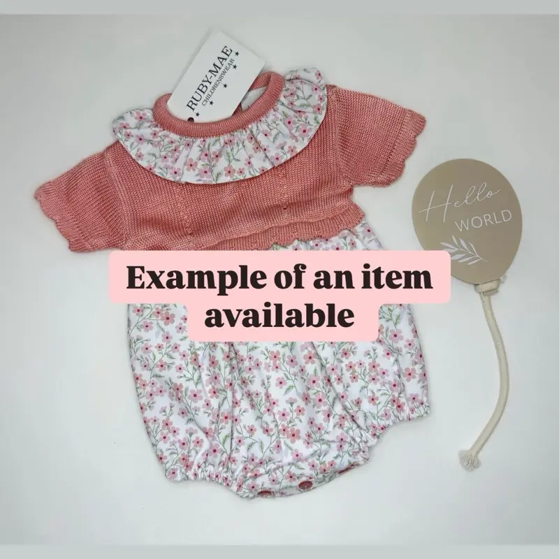 SALE Spanish Outfit + FREE pair of socks - Choose your baby boy or baby girl outfit on the live - Outfits normally £29.99 3