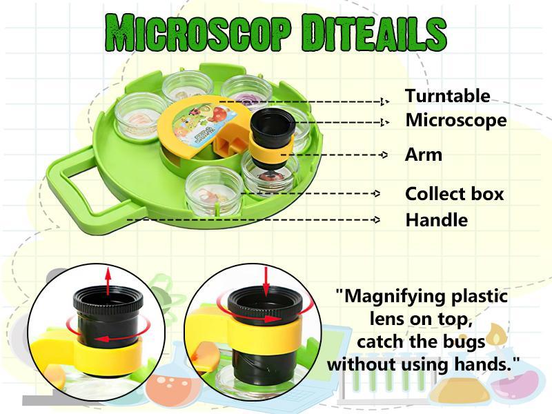 Product Introduction of Koolbitz Children Outdoor Adventure Field Microscope Bug Catcher Collection Viewer Set | Insect Magnifier Collection Case Nature Exploration Science Toys 14