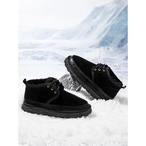 Solid Color Unisex Outdoor Casual Cute Comfortable Warm Winter Simple Autumn Office Home Thick Bottom Women's Snow Boots