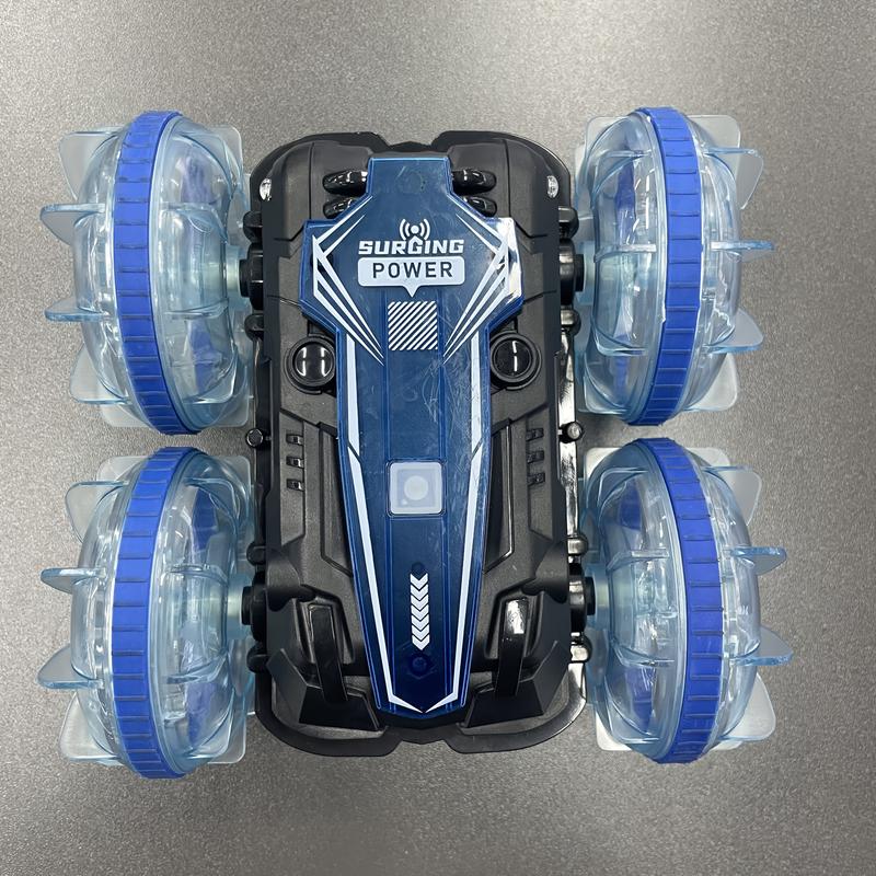 1pc, Remote Control Toy Car, Amphibious Stunt Off-Road Vehicle, Outdoor Toy, Outdoor Game. Can Be Water Floated. Double Controller, Remote Control with Bracelet Remote and Gesture Control. Supports Gesture Operations. 2025, New Year. Festival Gift 4