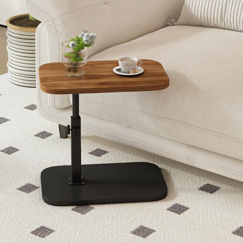 Adjustable C-Shaped Sofa Side End Table Coffee Laptop Table Living Room Bedroom  UK 0