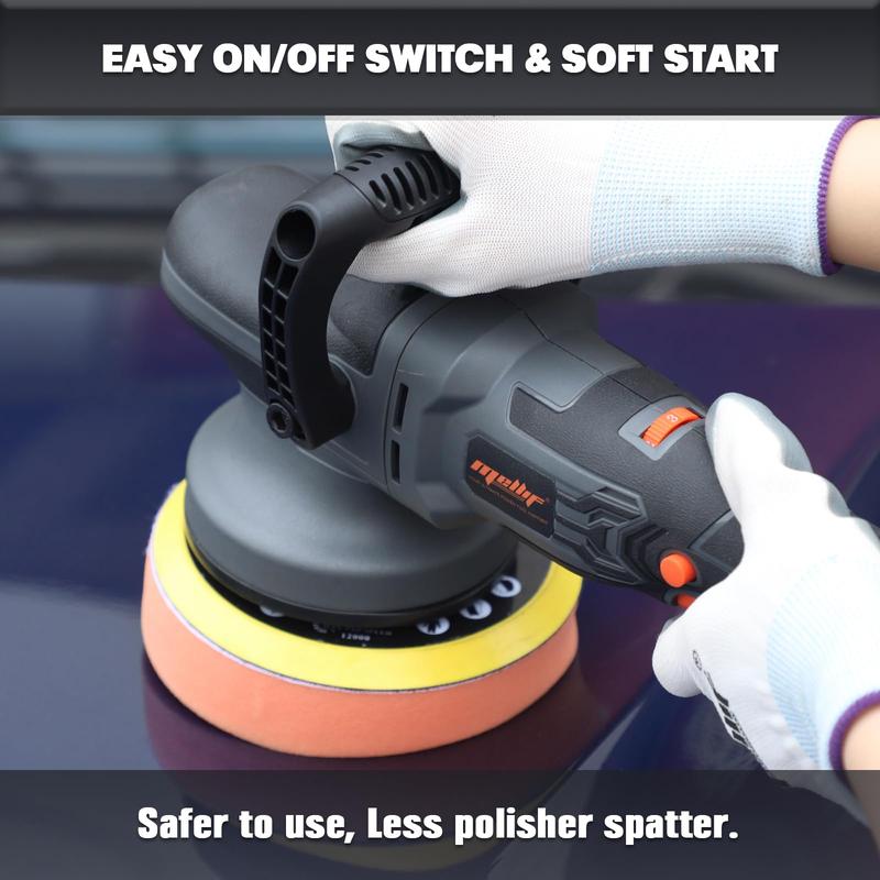 Product Introduction of Cordless DA Buffer Polisher Compatible with Dewalt 20V Battery 7