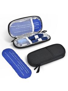 Insulin Pen Cooler, Travel Case Diabetic Medication Insulated Cool Organizer with 1 Reusable Ice Packs for Insulin Pen and Other Diabetic Supplies for The Daily Life and Trip, Travel Accessories