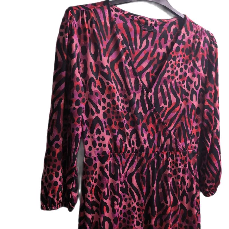 [HOE] PRETTY FIT & FLARE SKATER DRESS IN COLOURFUL ANIMAL PRINT 6-14 Womenswear Comfort Summer 6