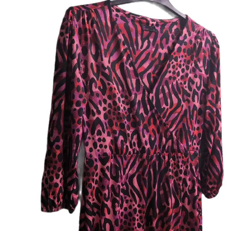 [HOE] PRETTY FIT & FLARE SKATER DRESS IN COLOURFUL ANIMAL PRINT 6-14 Womenswear Comfort Summer 6