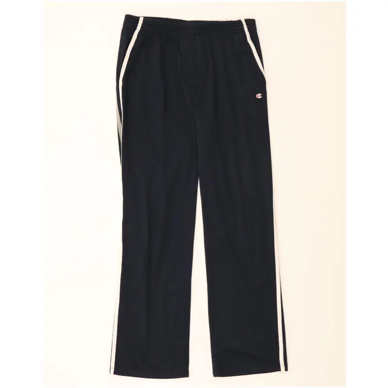 Pre-Owned Vintage CHAMPION Mens Tracksuit Trousers XL Navy Blue Polyester 1