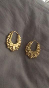 Product Review of XL 50mm Long Gypsy Creole Hoop Earrings for Women Ladies, Large Oval Creo Hoop Earrings, Big Heavy Elegant Trendy Fashion Statement for Women,Romany Victorian Spiked Gypsy Hoop Earrings,Mother's Day Gifts for Mum Girlfriend,Wife,Partner Friends and Family from s**r 0
