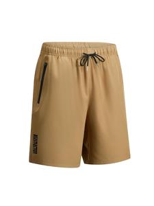 Men's Letter Print Zipper Pocket Shorts, Regular Fit Casual Breathable Shorts for Summer, Men's Bottoms for Outdoor Activities