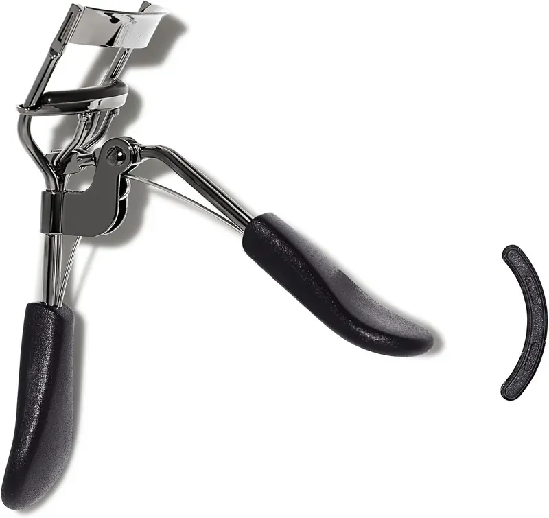 Pro Eyelash Curler Strong, Contoured, Lifting Creates Long Lasting, Eye-Opening, Voluminous Lashes Includes Additional Rubber Replacement Pad Gunmetal,84067 1