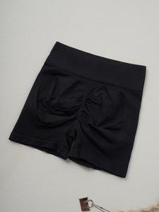 Women's Solid Seamless Gym Shorts, Comfy Breathable Skinny Shorts for Gym Workout Running, Workout Activewear, Ladies Sportswear for Summer, Athletic Shorts