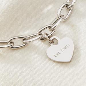 'Let them' Affirmation Chain Bracelet Soul Analyse