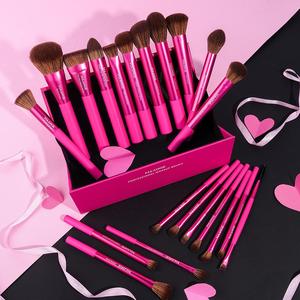 MAANGE Professional Makeup Brush Set with Storage Box, 21pcs/set Hot Pink Make Up Brush, Professional Makeup Tools for Women, Makeup Brushes Kits, Cosmetic, Makeup Sets, Glam Cosmetic Brushes, Face Makeup Brushes