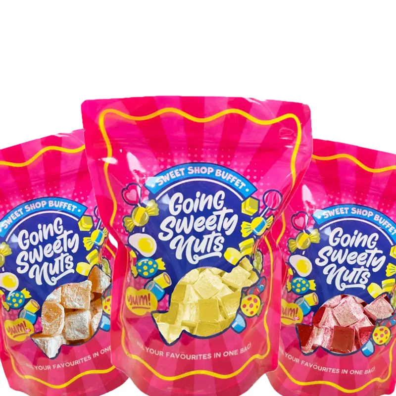 1KG Bags Of Turkish Delight In 6 Different Flavours, Rose, Lemon, Cherry, Pom, Mango And Pineapple 1