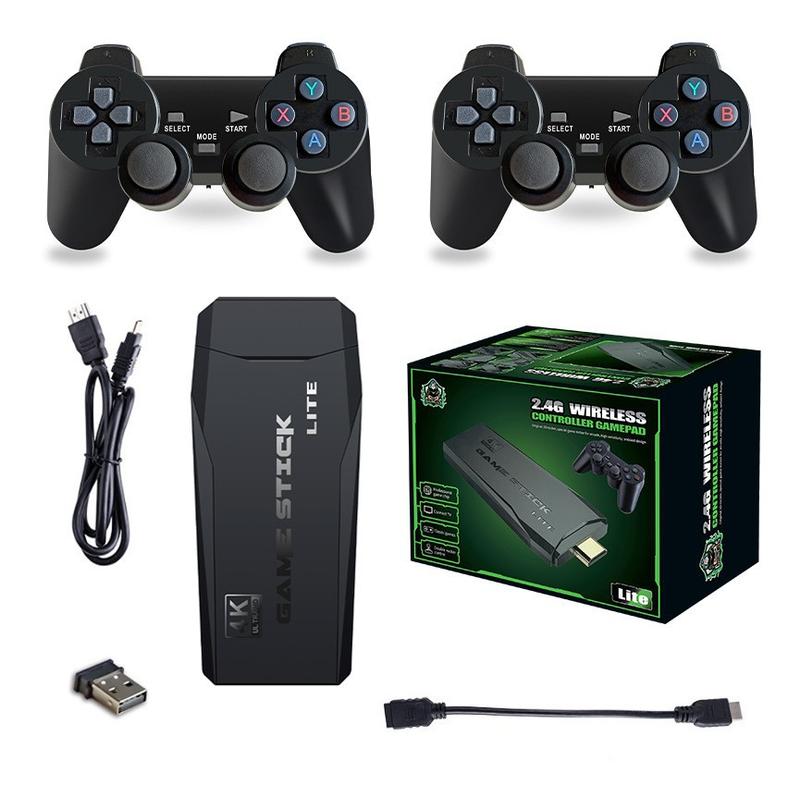 Sleek, ergonomic, and built to last. Whether you’re gaming for hours or exploring new worlds on the go| game console 2.4G high definition wireless handle game console PS1 retro arcade double home game console 3