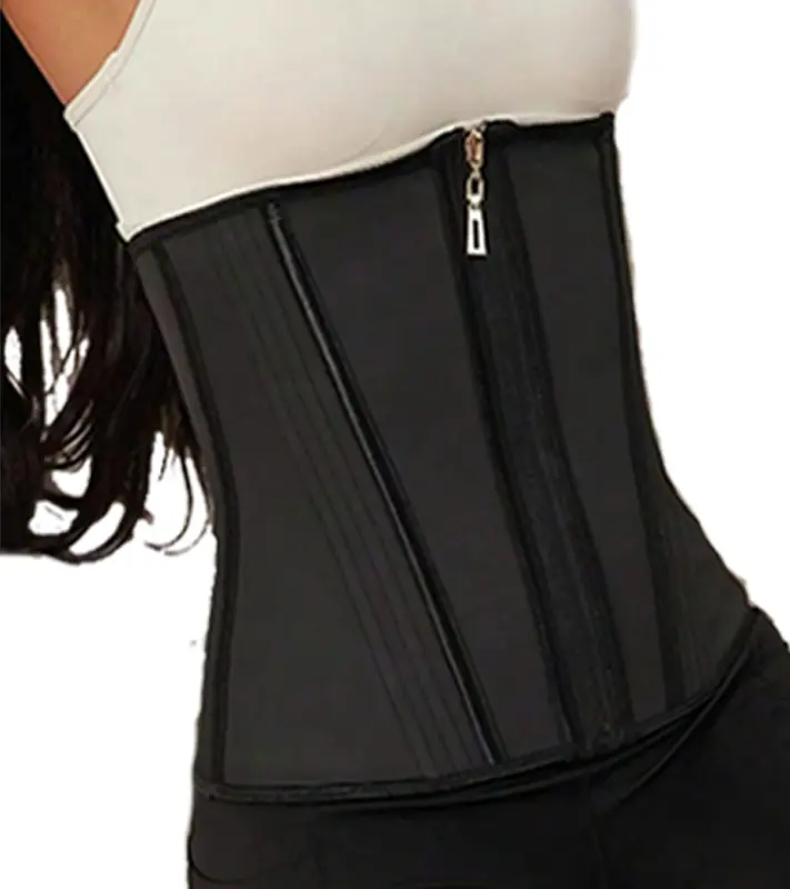 Women's High Compression Corset Waist Trainer with Zipper, Tummy Control Shaper Belt for All Seasons 1