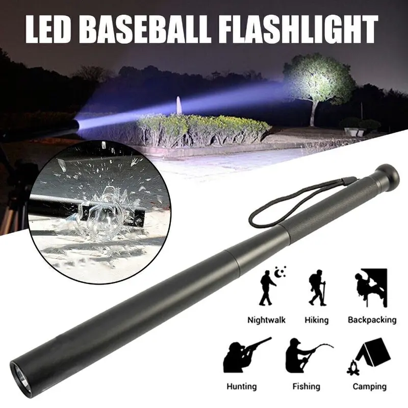 31cm LED Baseball Bat Light  3-in-1 Safety Flashlight! 3 Modes, Super Bright, Emergency & Camping MUST-HAVE! 0