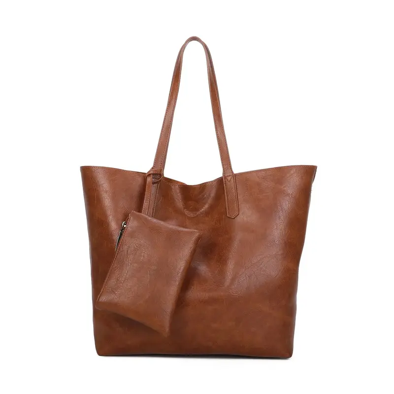Large size 3 in 1 shoppers bag that comes with 1 large tote 1 medium size bag and 1 wallet 3