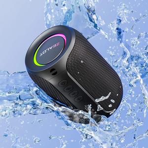 ZEALOT S32 Pro Portable Wireless Speaker, 15W Long Standby Speaker with RGB Light Effect, Rechargeable Bluetooth-compatible Speaker for Home Outdoor Camping, Waterproof Speaker