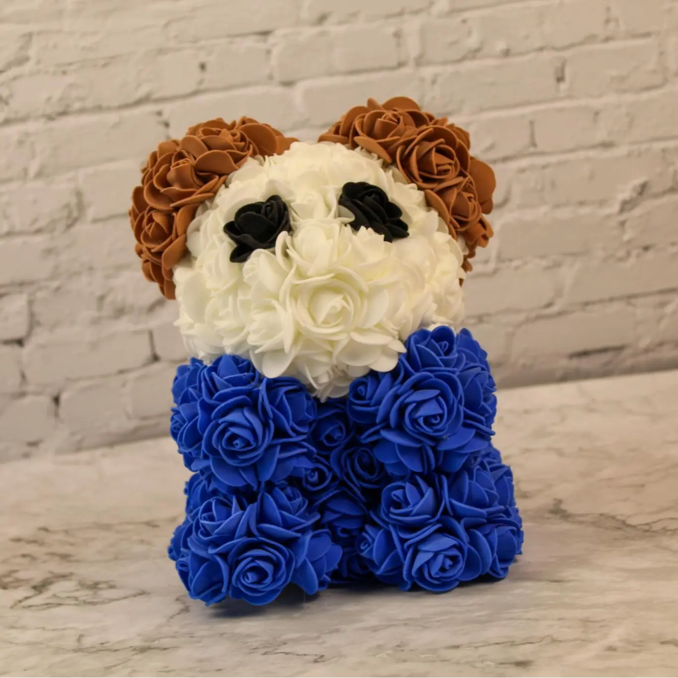 Michael Myers Flower Bear Halloween  Rose Bear Teddy Artificial Rose Birthday Christmas Mother's Day Gift for Her Gift For Him Nan Friend Daughter Son Horror Spooky Scary Horror movie Evil Mask