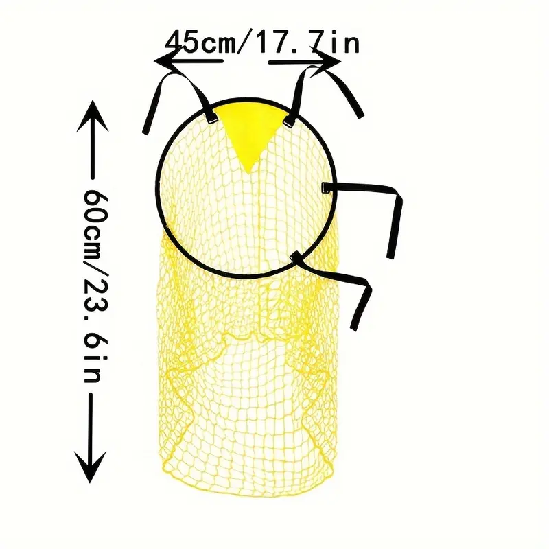 HGS    Youth Soccer Target Net Trainer – Knotless Mesh with Adjustable PVC Straps for Shooting and Free-Kick Accuracy 3